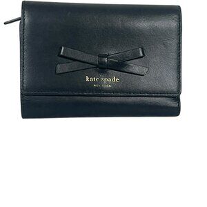 Kate Spade Sawyer Street Callie Black Leather Clutch Wallet
